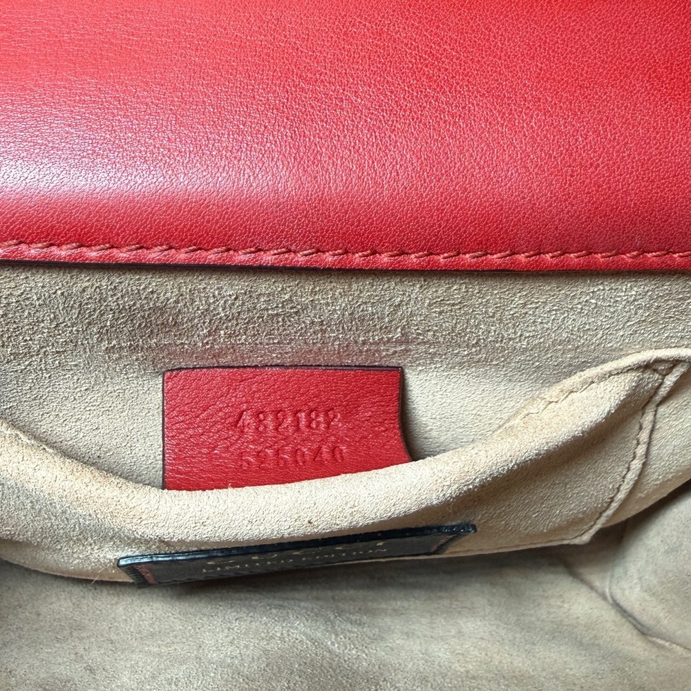 Gucci Red Cowhide Star bag (Limited Edition) - Picture 4 of 6